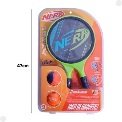 Imagem de Conjunto Nerf Jogo De Raquetes Com Bolinhas F0144 - Fun