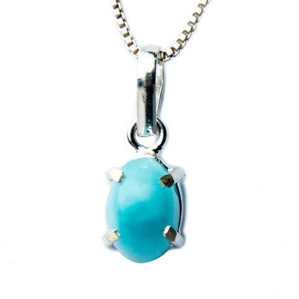 Imagem de Conjunto Nlux Ponto de Luz Larimar Colar e Brinco Prata 950