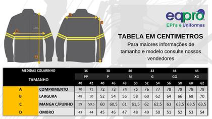 Imagem de Conjunto Nr10 Eletricista Anti Chamas Uniforme Epi Com Ca