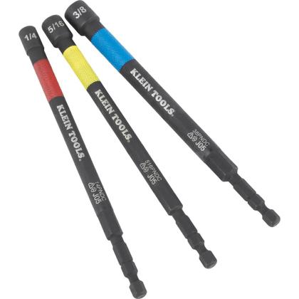 Imagem de Conjunto Nut Setter Klein Tools 65411PK3 magnético de 3 peças