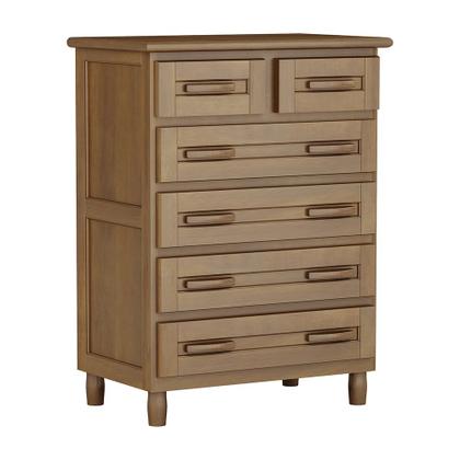 Imagem de Conjunto p/ Quarto Imbuia Guarda-Roupa Multiuso Flex 2 Portas 2 Gavetas Cômoda 6 Gavetas Madeira Maciça Pinus - Cavazotto