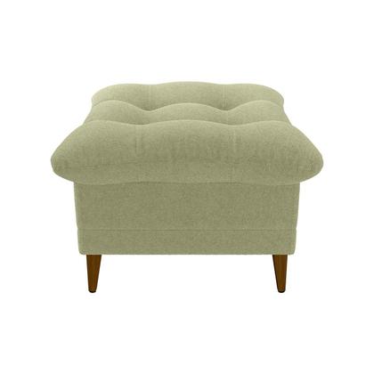 Imagem de Conjunto p/ Sala Montreal 1 Poltrona Decorativas e 1 Puff Bouclê Oliva - Matrix