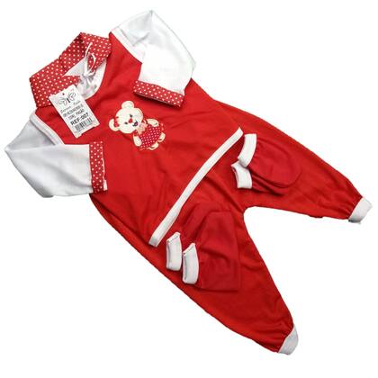Imagem de Conjunto Pagão Bebe Bordado Com 05 Peças Recém Nascido  Menino Menina RN a 01 mês