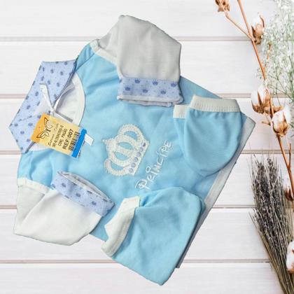 Imagem de Conjunto Pagão Para Bebe Bordado Com 05 Peças RN a 01 mês e prematuro