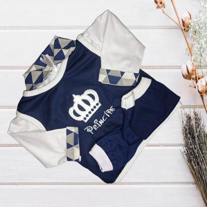 Imagem de Conjunto Pagão Para Bebe Bordado Com 05 Peças RN a 01 mês e prematuro