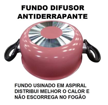Imagem de Conjunto Panelas 17 antiaderente com panela de pressão