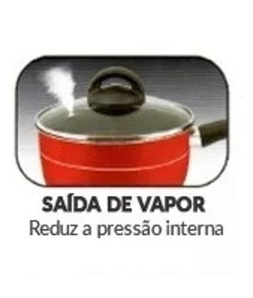 Imagem de Conjunto Panelas 17 antiaderente com panela de pressão