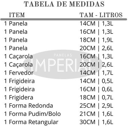 Imagem de Conjunto Panelas 17 Pc Antiaderente Panela Pressão 4,5L