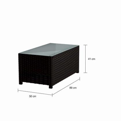 Conjunto para Área Externa Halia Marrom - Mobly Imagem de Conjunto para Área Externa Halia Marrom