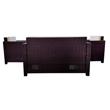 Conjunto para Área Externa Selina Marrom - Mobly Imagem de Conjunto para Área Externa Selina Marrom