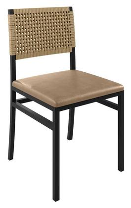 Imagem de Conjunto para Área Gourmet Ripada 6 Cadeiras 1,60x0,90m - Itália - Paonanda Decor