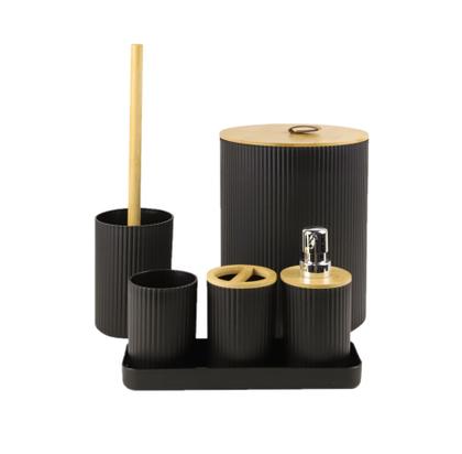 Imagem de Conjunto para banheiro c/6 peças nature mood