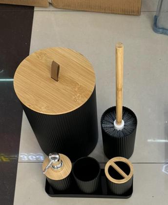 Imagem de Conjunto para banheiro c/6 peças nature mood