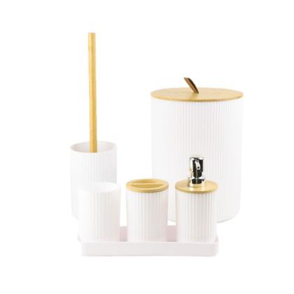 Imagem de Conjunto para banheiro c/6 peças nature mood