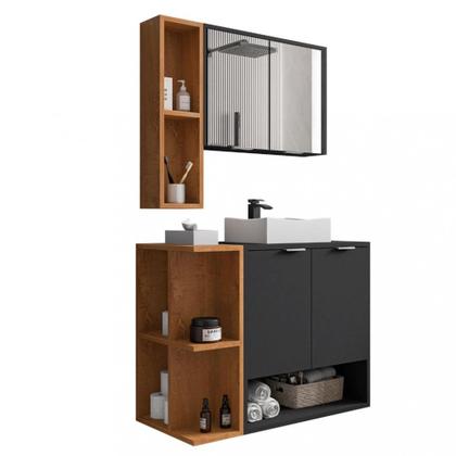 Imagem de Conjunto para Banheiro com Cuba 4 Portas Ibiza Bechara