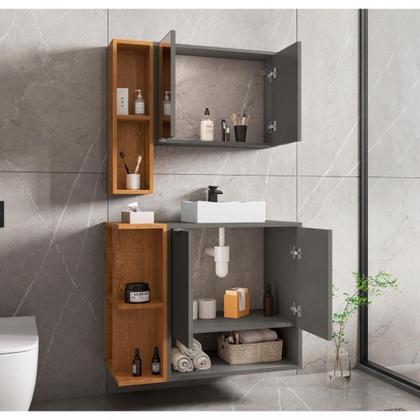 Imagem de Conjunto para Banheiro com Cuba 4 Portas Ibiza Bechara