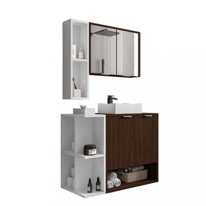 Imagem de Conjunto para Banheiro com Cuba 4 Portas Ibiza Bechara