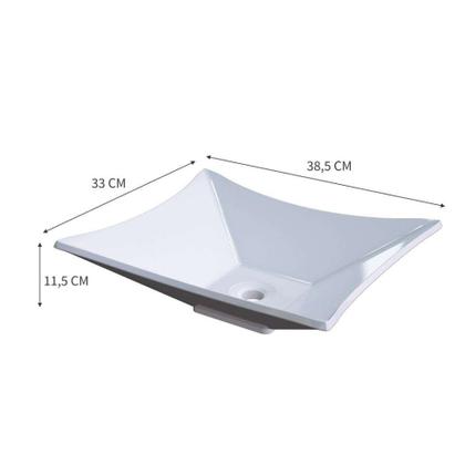 Conjunto para Banheiro Gabinete com Cuba Folha L38 e Espelheira Soft 500 Carvalho - Mobly Imagem de Conjunto para Banheiro Gabinete com Cuba Folha L38 e Espelheira Soft 500 Carvalho