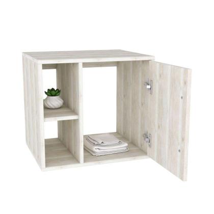 Conjunto para Banheiro Gabinete com Cuba Redonda R30 e Espelheira Soft 500 Snow - Mobly Imagem de Conjunto para Banheiro Gabinete com Cuba Redonda R30 e Espelheira Soft 500 Snow