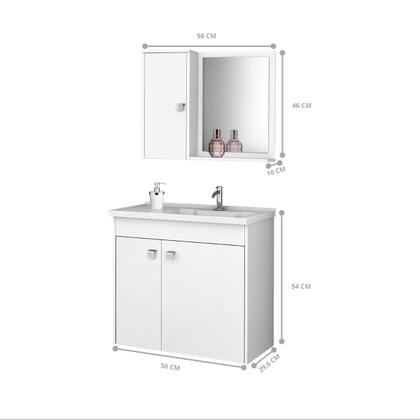 Imagem de Conjunto para banheiro Monaco Branco