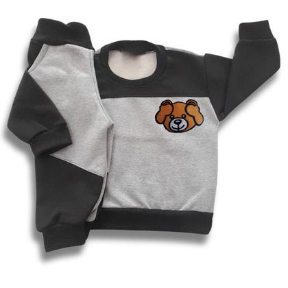 Imagem de Conjunto para Bebê em Moletom Flanelado Grosso do RN ao 02 Menino e Menina