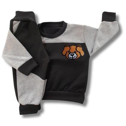 Imagem de Conjunto para Bebê em Moletom Flanelado Grosso do RN ao 02 Menino e Menina