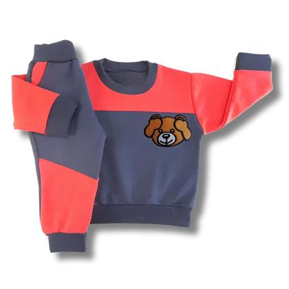 Imagem de Conjunto para Bebê em Moletom Flanelado Grosso do RN ao 02 Menino e Menina