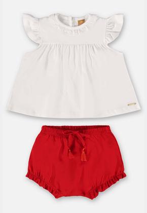 Imagem de Conjunto para Bebê Menina com Bata e Calcinha Up Baby