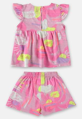 Imagem de Conjunto para Bebê Menina com Bata e Short Up Baby