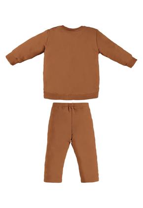 Imagem de Conjunto para Bebê Menina com Blusão e Calça em Molecotton Up Baby
