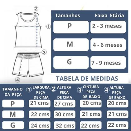 Imagem de Conjunto para bebê menino, Regata com estampa interativa e Bermuda Saruel em moletom 11679