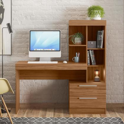 Imagem de Conjunto Para Escritório 2 Peças com Mesa e Armário Notável Móveis