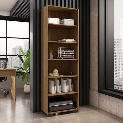 Imagem de Conjunto para Escritório 4 Peças com Escrivaninha Gávea 1 Gaveteiro e 2 Armários Espresso Móveis