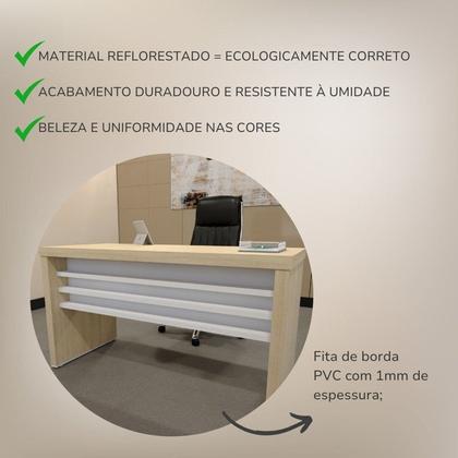 Imagem de Conjunto para Escritório com 2 Mesas Tamburato 1400