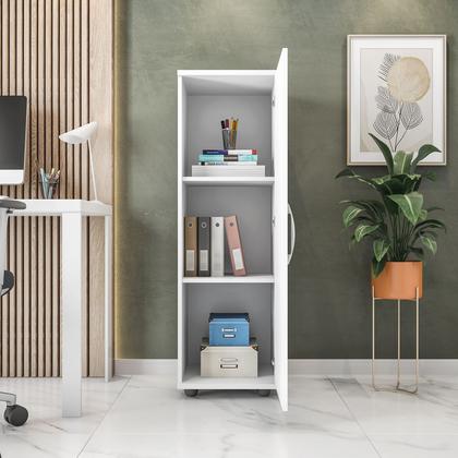 Imagem de Conjunto Para Escritório com uma escrivaninha e um armário organizador