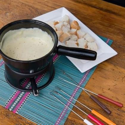Imagem de Conjunto para Fondue 11 Peças Fondue e Petiscos Preto Brinox
