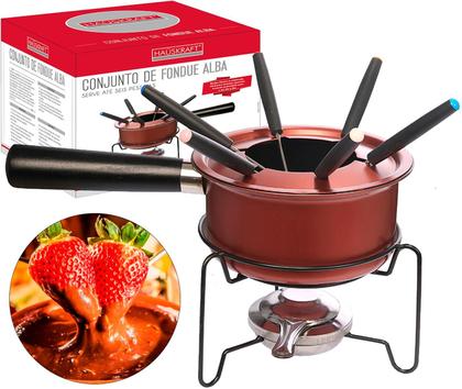 Imagem de Conjunto Para Fondue Antiaderente 10 Pçs Jogo Fondue