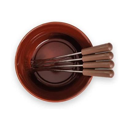 Imagem de Conjunto Para Fondue Antiaderente Completo 7 Peças Brinox