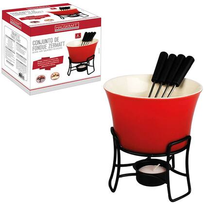 Imagem de Conjunto Para Fondue Cerâmica Antiaderente 6 Peças