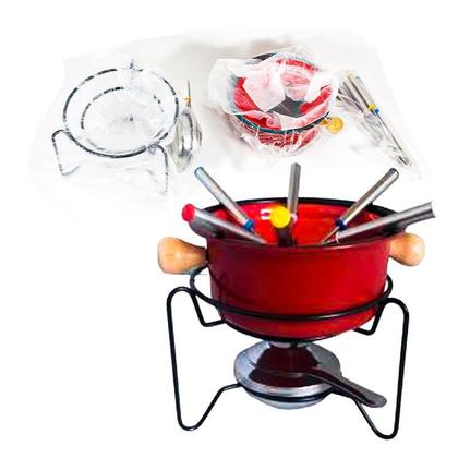 Imagem de Conjunto para fondue esmaltado czd10001
