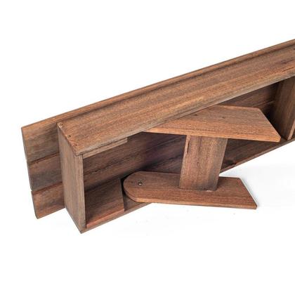 Imagem de Conjunto para Jardim com 2 Bancos em Madeira Maciça