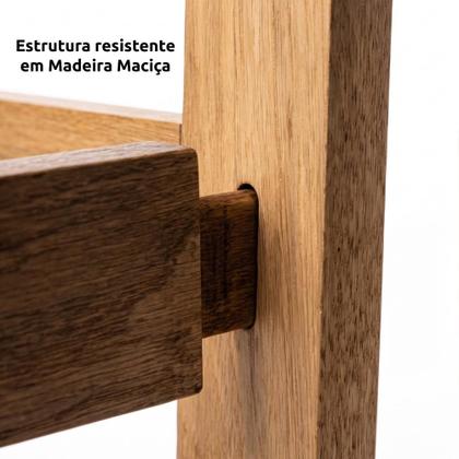 Imagem de Conjunto para Jardim de Madeira Eucalipto 4 Peças sem Almofada Nature Yescasa Marrom/Amadeirado