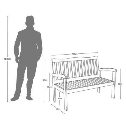 Imagem de Conjunto para Jardim de Madeira Eucalipto 4 Peças sem Almofada Nature Yescasa