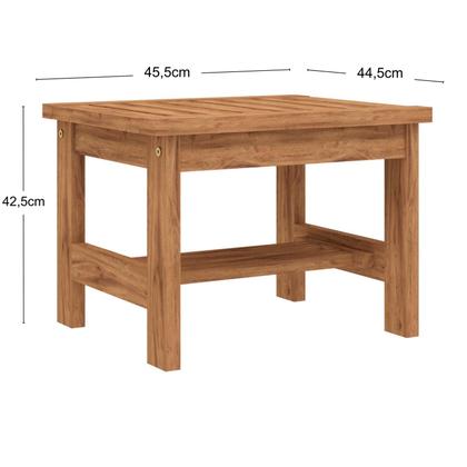 Imagem de Conjunto para Jardim de Madeira Eucalipto Solaris com Almofada Yescasa