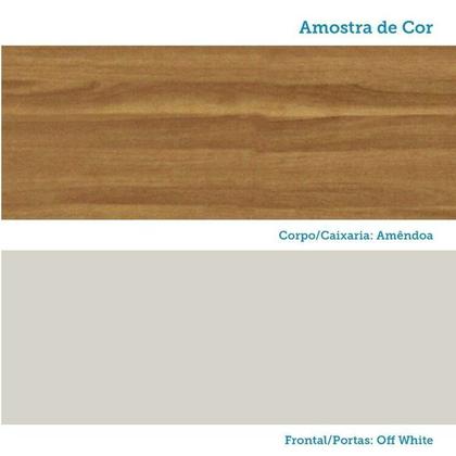 Imagem de Conjunto para Lavanderia com 2 Peças 100% Mdf Itália Espresso Móveis