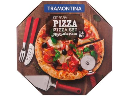 Imagem de Conjunto para Pizza 14 Peças - Tramontina 25099722