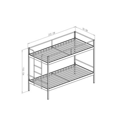 Imagem de Conjunto Para Quarto 1 Beliche e 1 Escrivaninha 90x45cm
