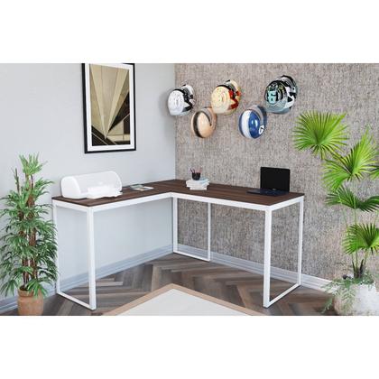 Imagem de Conjunto para Quarto 1 Beliche e 1 Escrivaninha em L 135x135cm