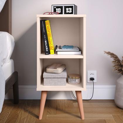 Imagem de Conjunto Para Quarto Cabeceira Dubai 1.40 Cama Casal com 2 Mesas de Cabeceira Charme