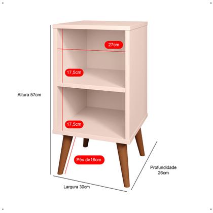 Imagem de Conjunto Para Quarto Cabeceira Dubai 1.40 Cama Casal com 2 Mesas de Cabeceira Charme